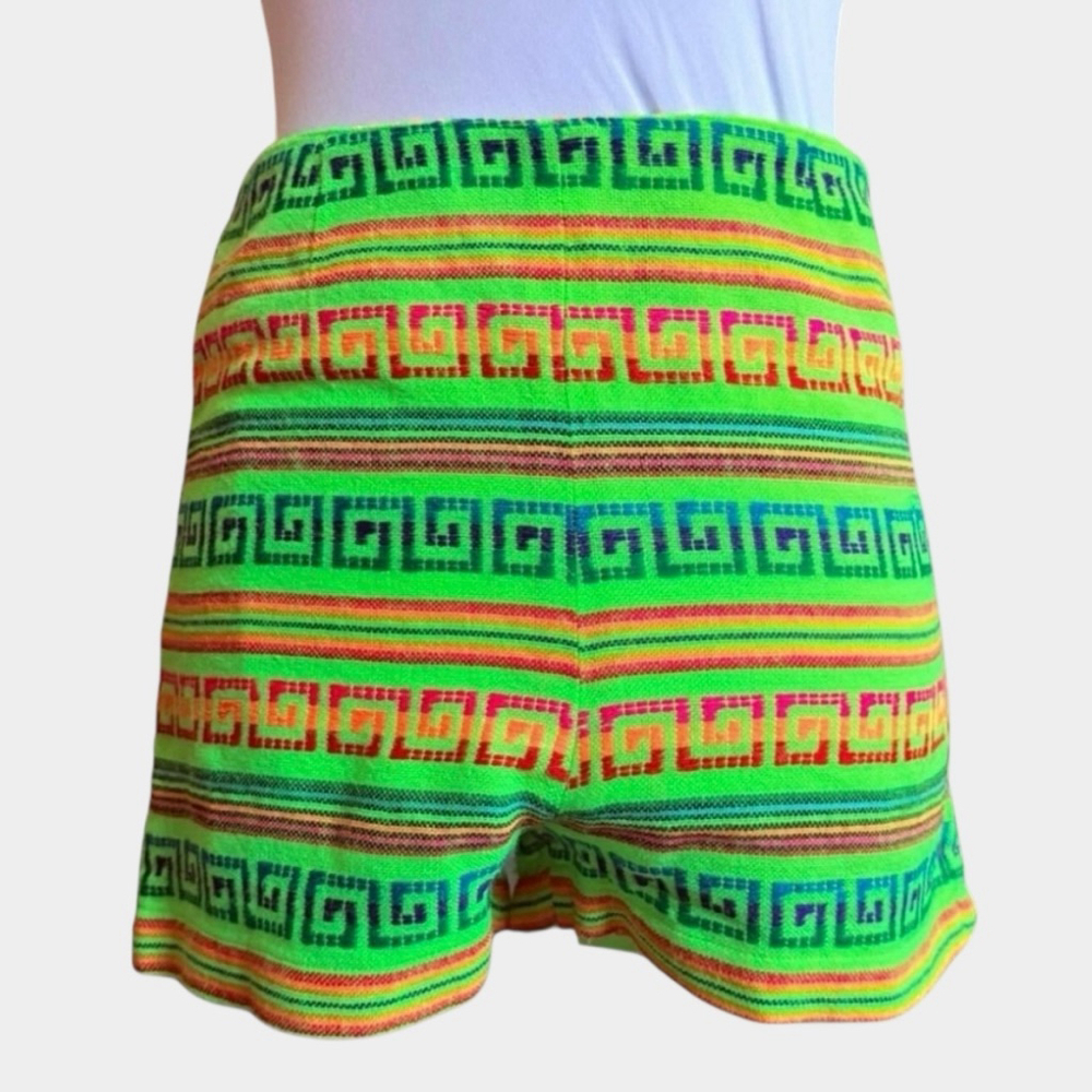 Kenny Guadalajara Embroidered Shorts Small Green
